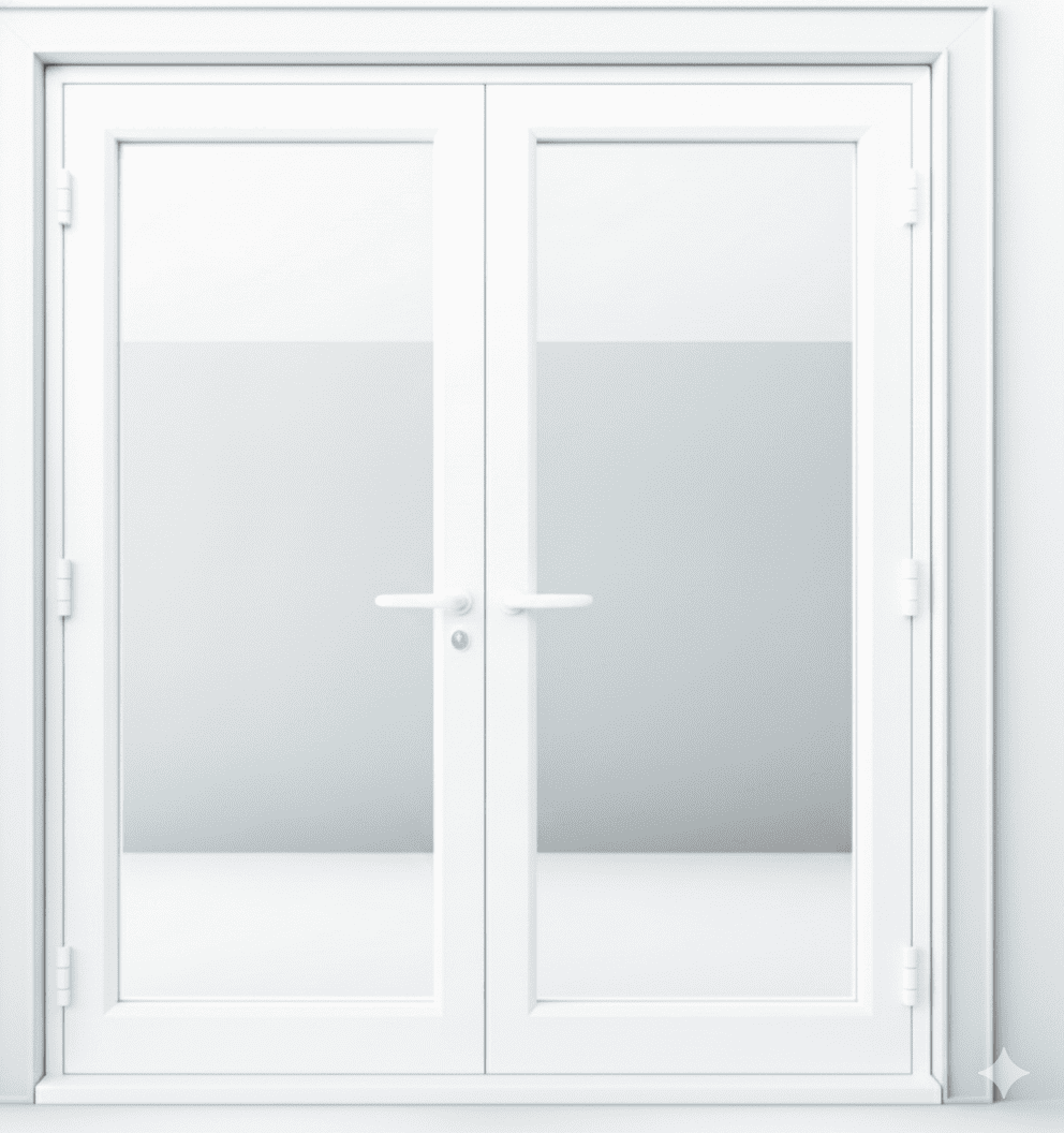 42"x96" Custom Energy-Efficient Aluminum French Door
