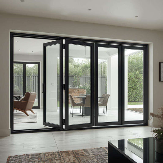 144x96 Custom Energy-Efficient Aluminum Bifold Door