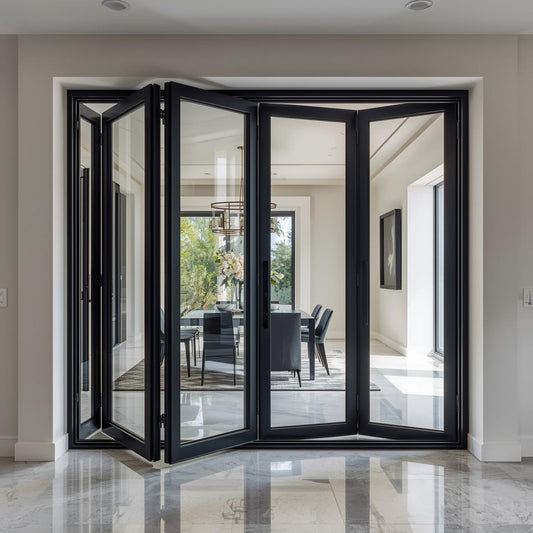 168x96 Custom Energy Efficient Aluminum Bifold Door