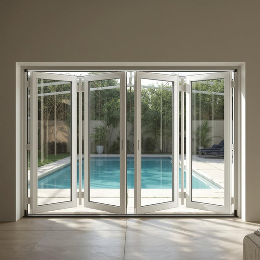 168x80 Custom Energy Efficient Aluminum Bifold Door