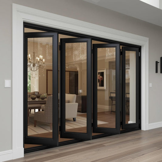144x80 Custom Energy Efficient Aluminum Bifold Door