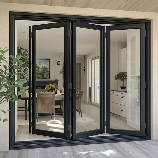 96x80 Custom Energy Efficient Aluminum Bifold Door