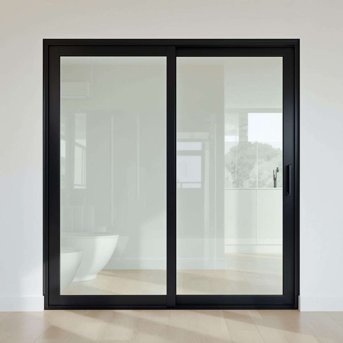 72"x96" Custom Energy Efficient Aluminum Sliding Doors