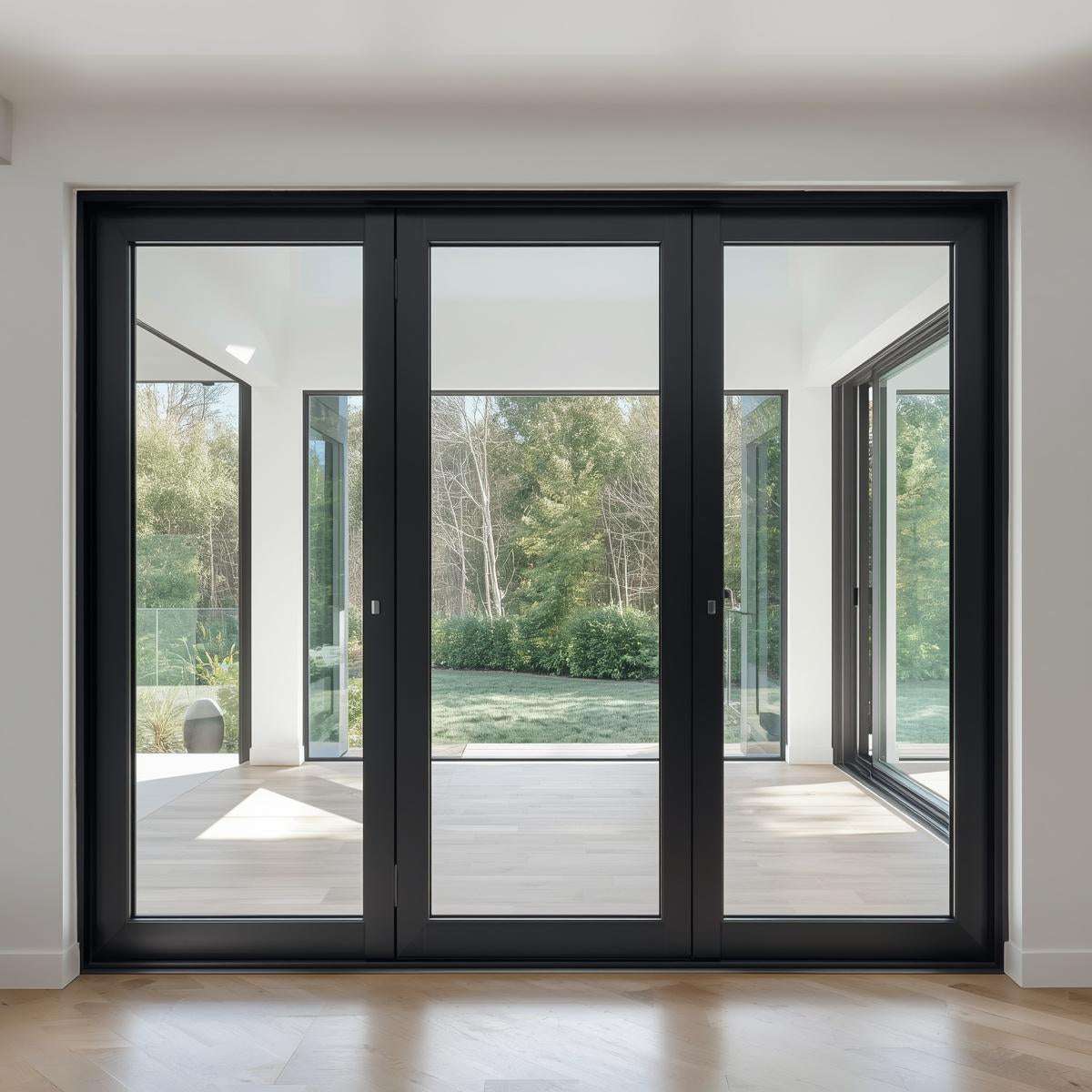 192"x80" Custom Energy-Efficient Aluminum Sliding Doors