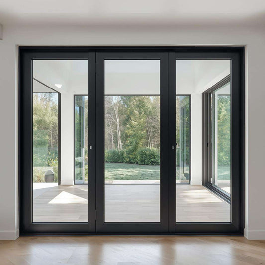 120"x80" Custom Energy Efficient Aluminum Sliding Doors