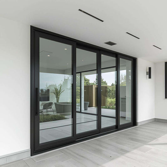 168"x80" Custom Energy-Efficient Aluminum Sliding Doors