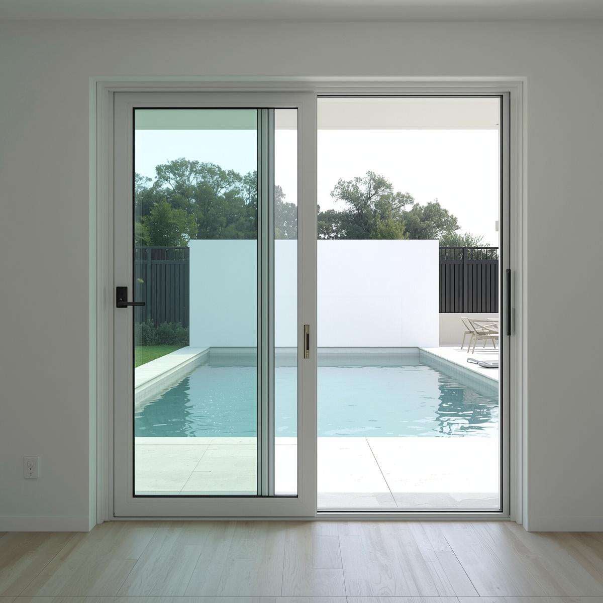 60"x80" Custom Energy Efficient Aluminum Sliding Doors