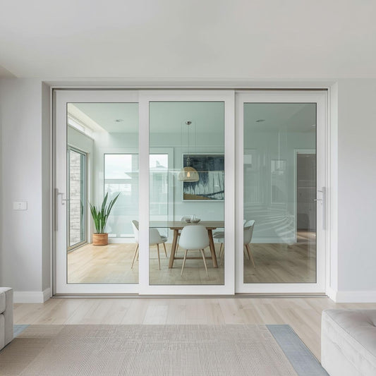 108"x96" Custom Energy Efficient Aluminum Sliding Doors