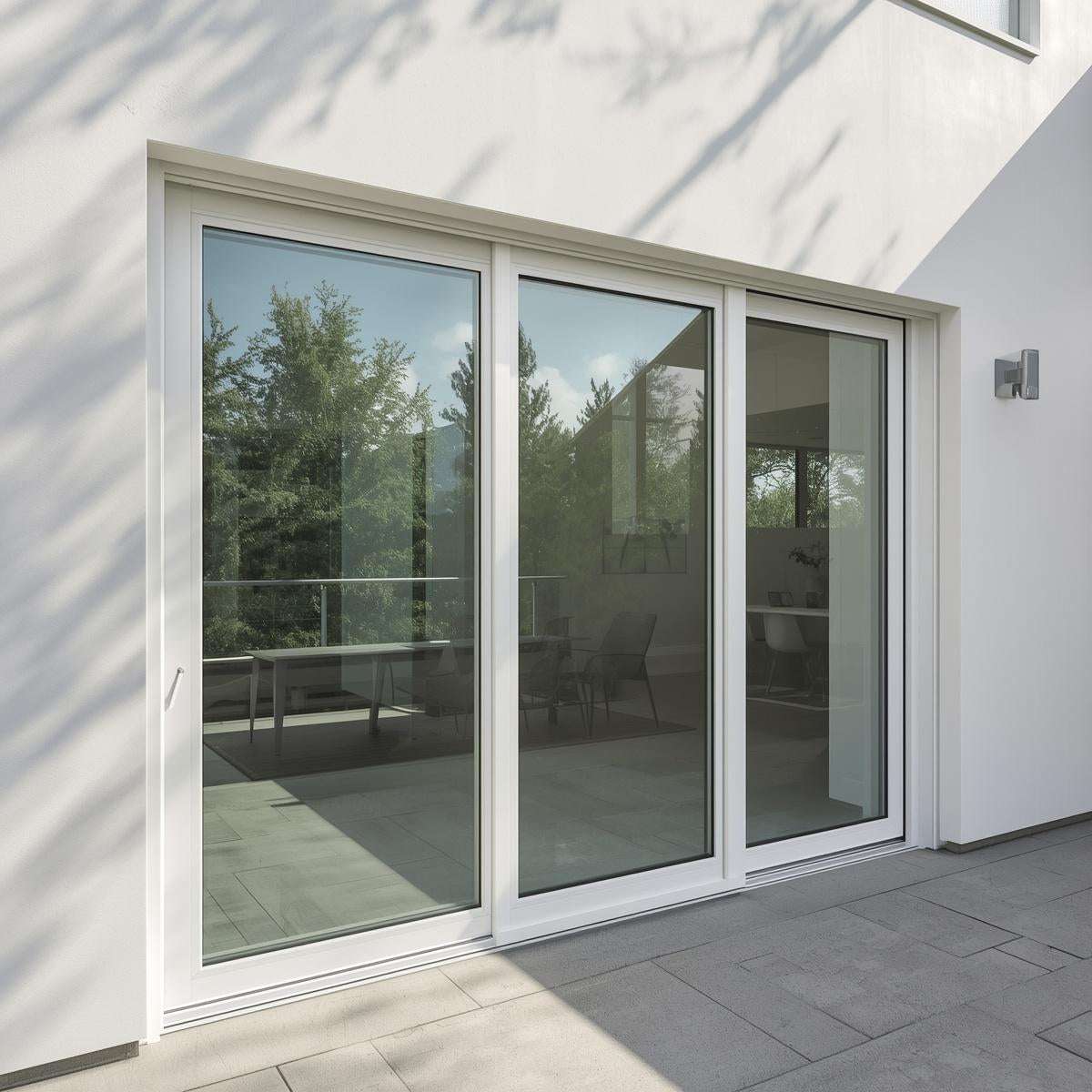 108"x96" Custom Energy Efficient Aluminum Sliding Doors