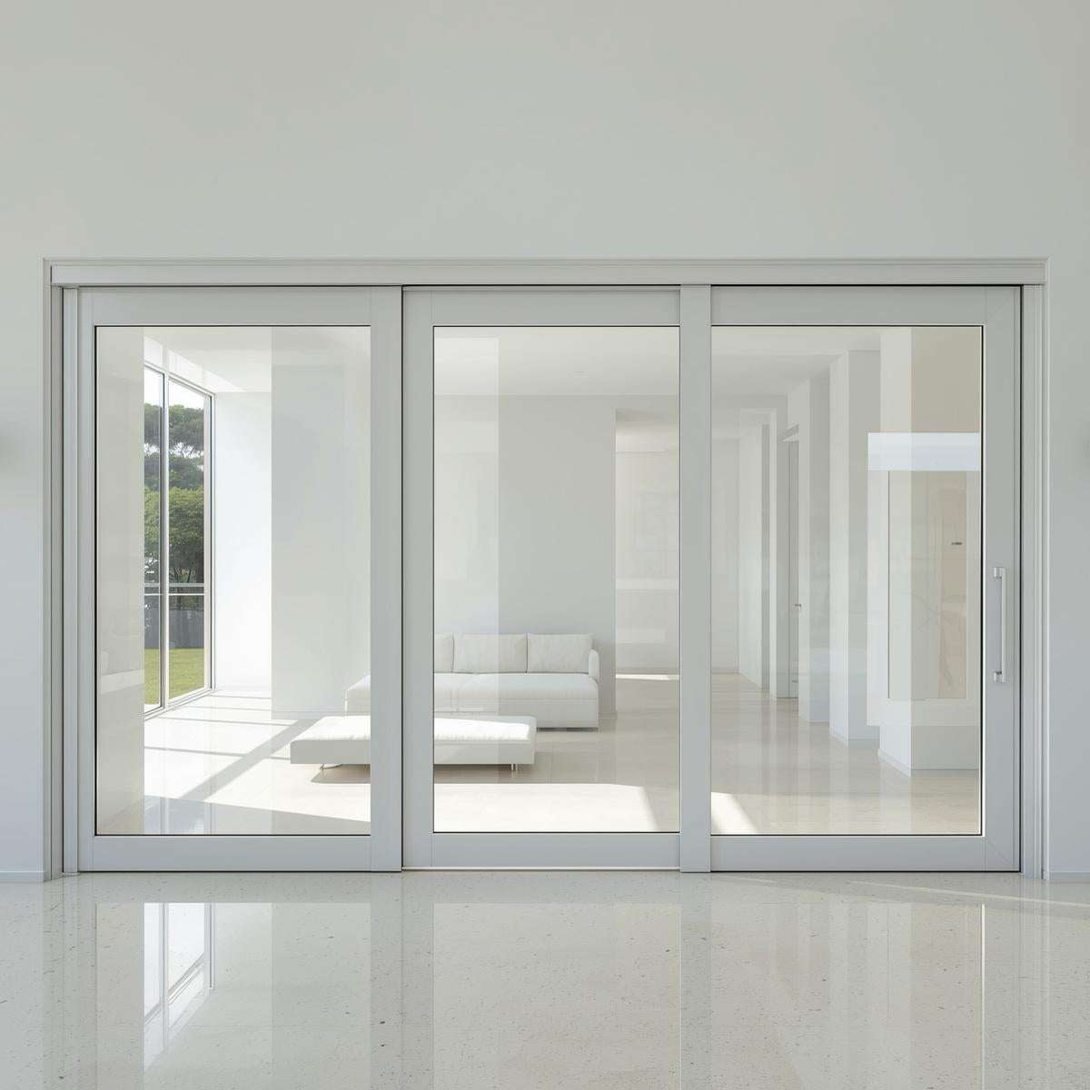 144"x80" Custom Energy Efficient Aluminum Sliding Doors