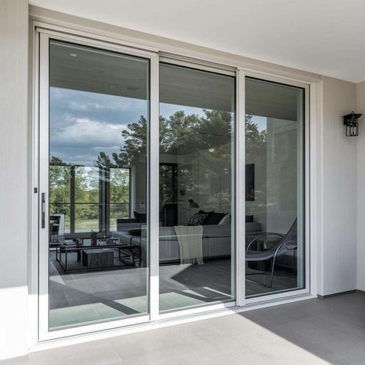 144"x80" Custom Energy Efficient Aluminum Sliding Doors