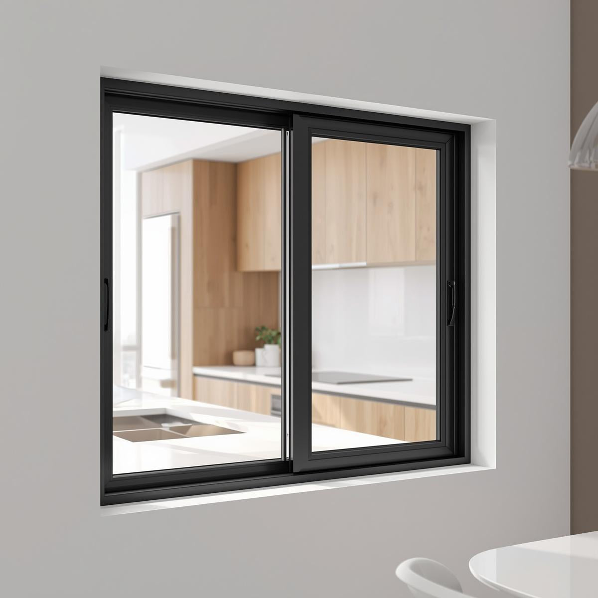 42"x48" Custom Energy-Efficient Aluminum Sliding Window