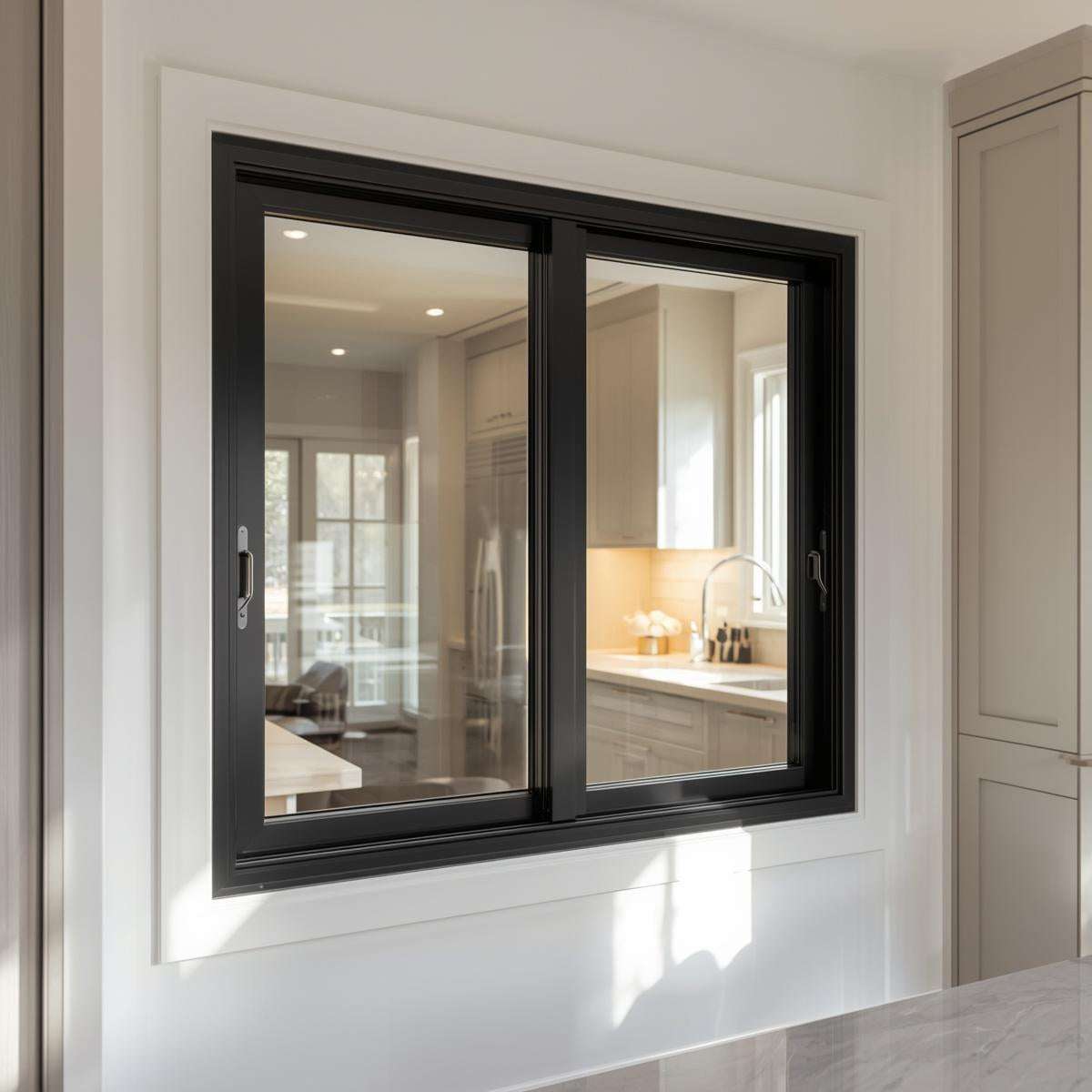 48"x36" Custom Energy-Efficient Aluminum Sliding Window