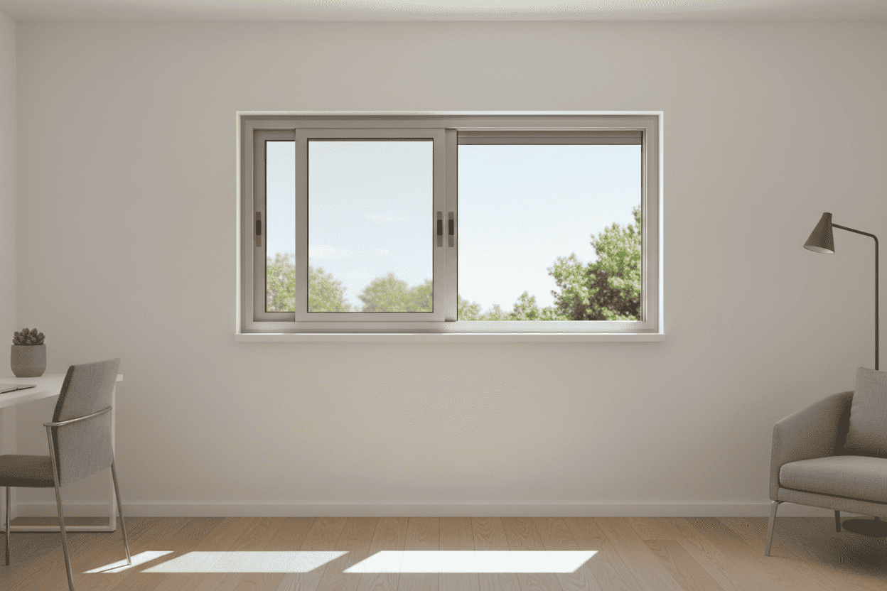 72"x48" Custom Energy-Efficient Aluminum Sliding Window