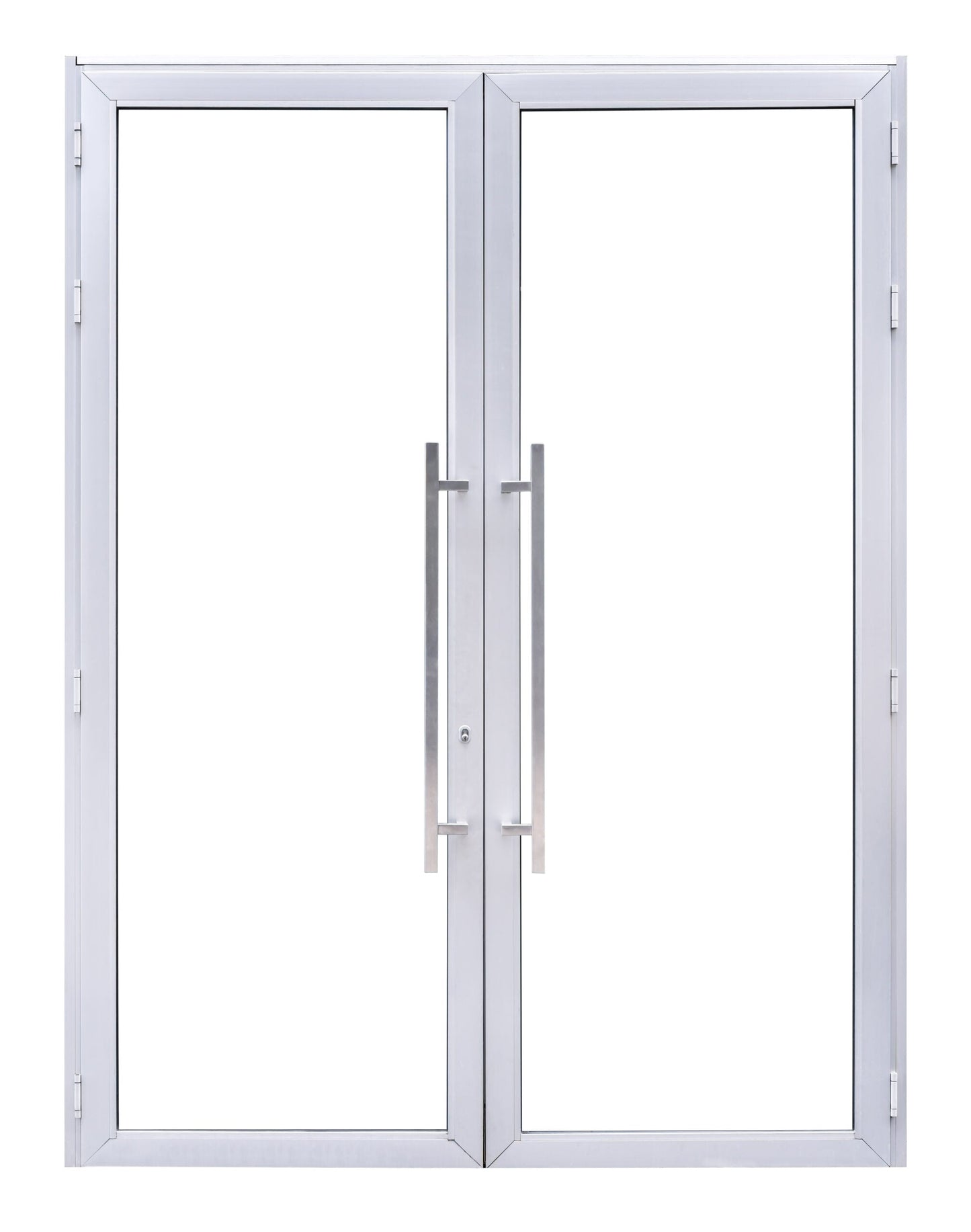 32"x96" Custom Energy-Efficient Aluminum French Door Hardware > Building Materials > Doors > Home Doors Aluminum Black
