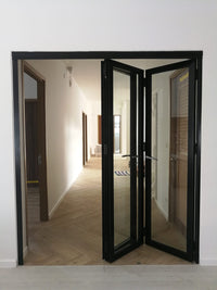 Aluminum Bifold Door 60"Wx96"H - OUT SWING FROM EXTERIOR VIEW image