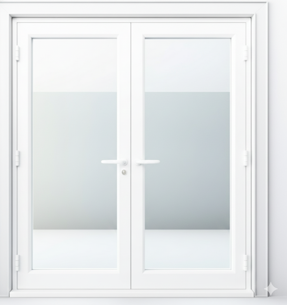 60x96 Custom Energy Efficient Aluminum French Door