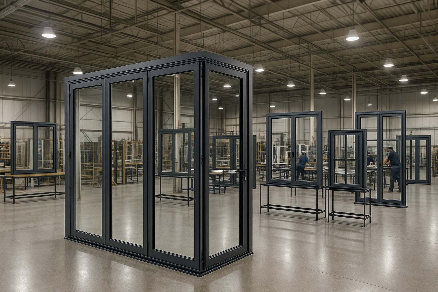 a factory that offer bifold doors and windows