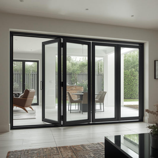 144x96 Custom Energy-Efficient Aluminum Bifold Door
