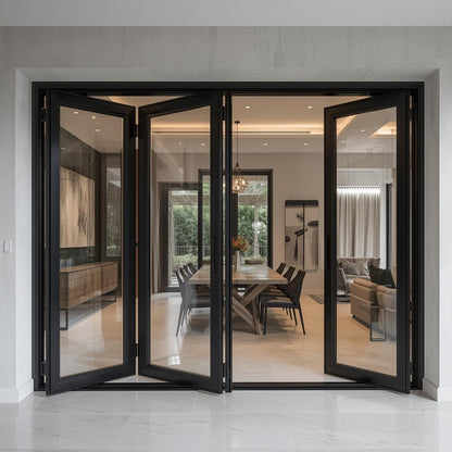 144x80 Custom Energy Efficient Aluminum Bifold Door