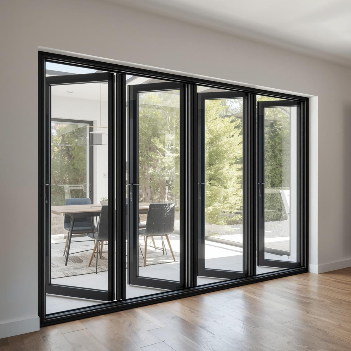 192x96 Custom Energy Efficient Aluminum Bifold Door