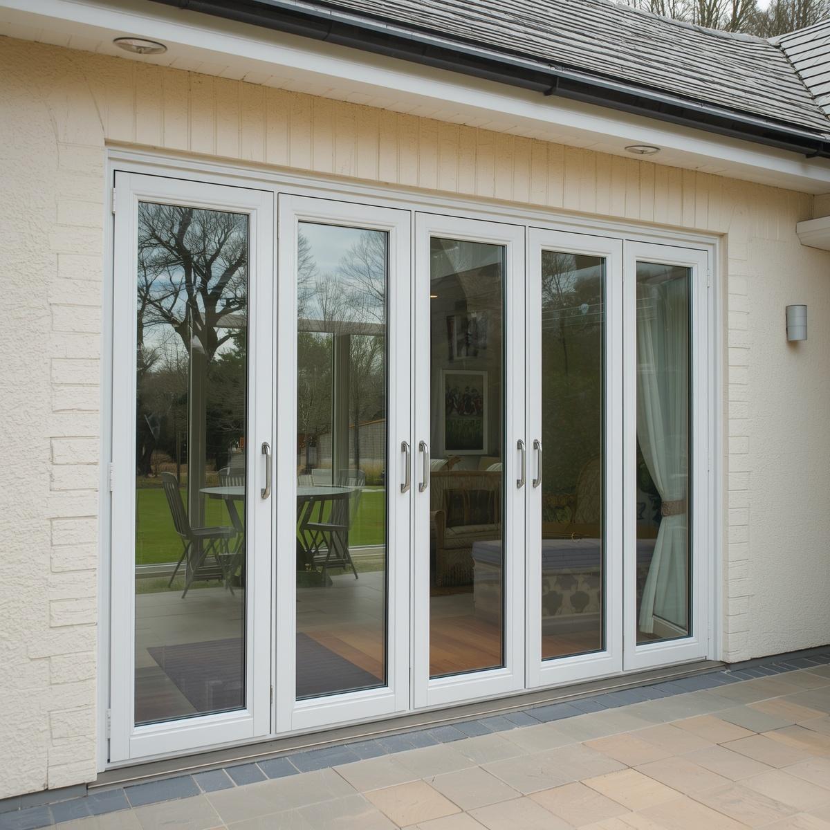 192x96 Custom Energy Efficient Aluminum Bifold Door