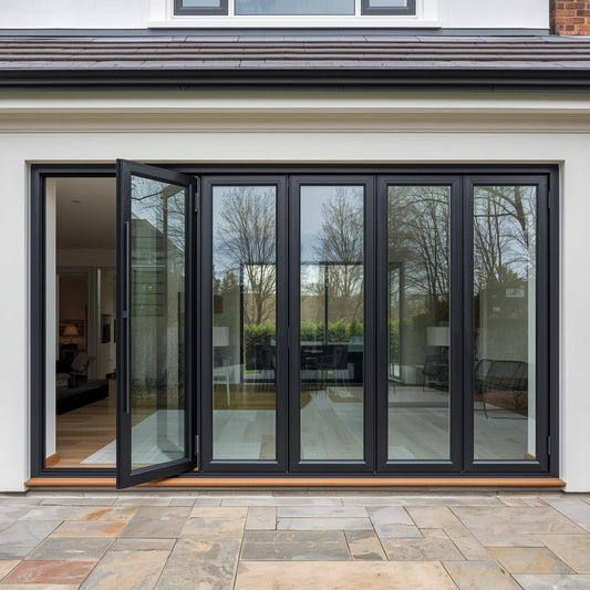 240x80 Custom Energy Efficient Aluminum Bifold Door