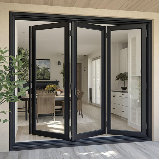 96x80 Custom Energy Efficient Aluminum Bifold Door