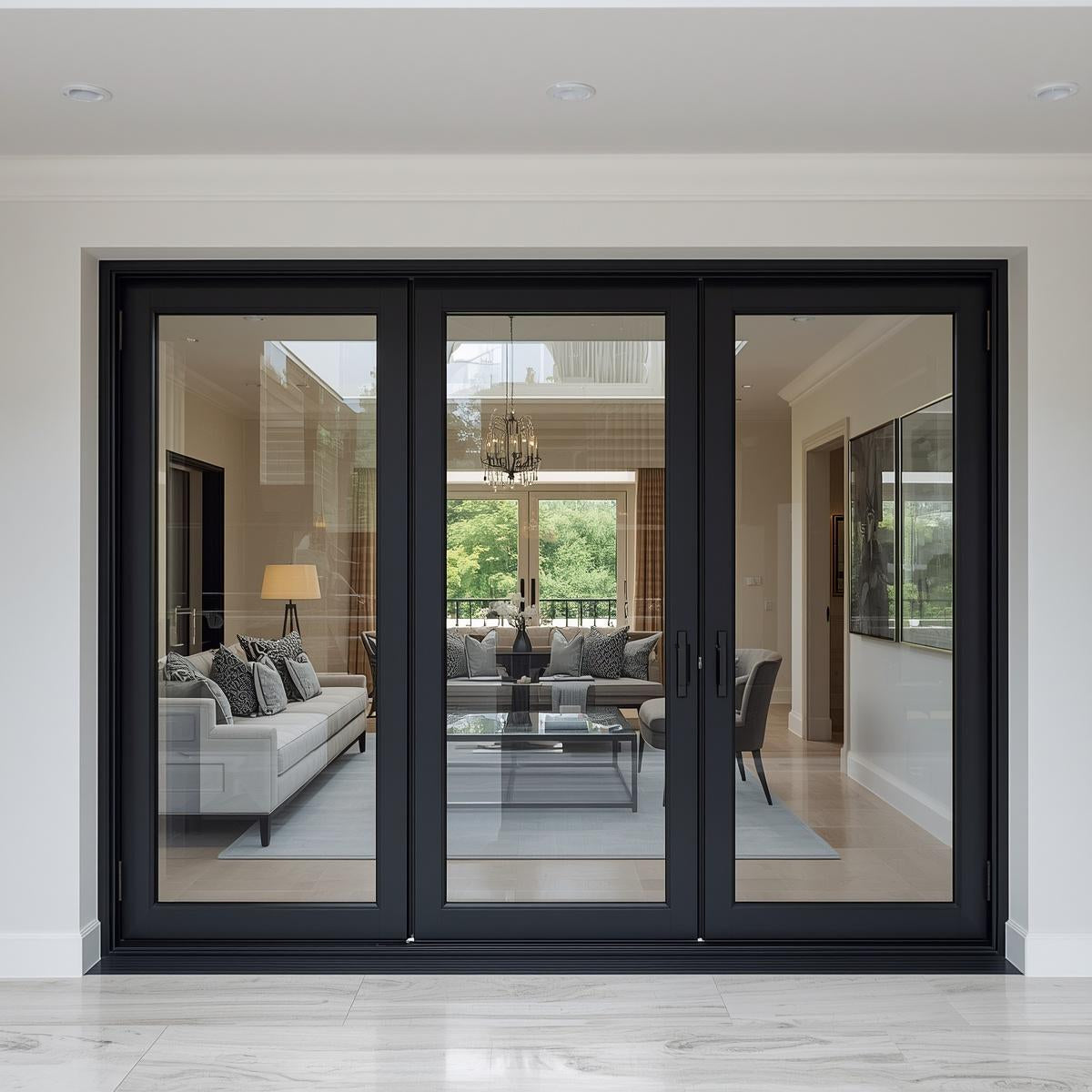 120x96 Custom Energy Efficient Aluminum Bifold Door