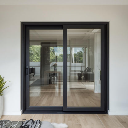 96"x96" Custom Energy Efficient Aluminum Sliding Doors