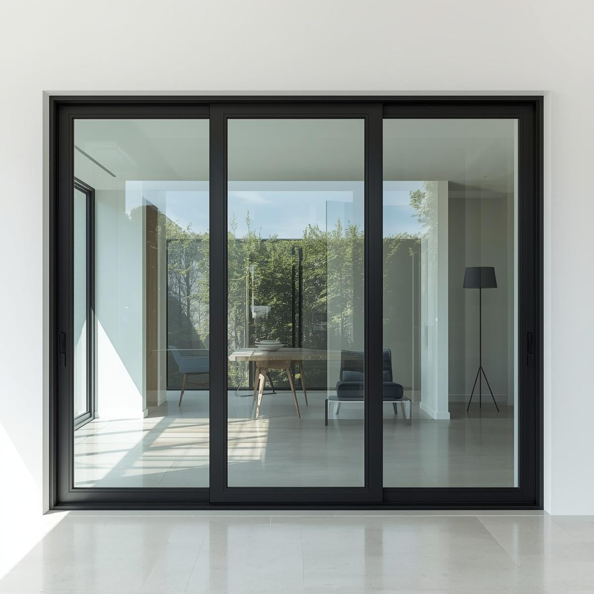 192"x96" Custom Energy-Efficient Aluminum Sliding Doors
