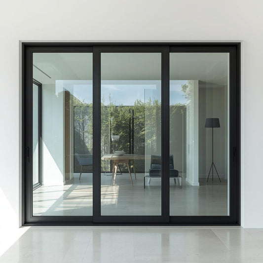108"x96" Custom Energy Efficient Aluminum Sliding Doors