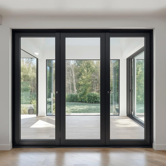 120"x80" Custom Energy Efficient Aluminum Sliding Doors