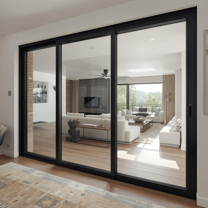 120"x96" Custom Energy Efficient Aluminum Sliding Doors