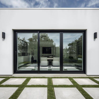 120"x96" Custom Energy Efficient Aluminum Sliding Doors