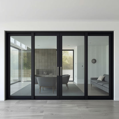 192"x80" Custom Energy-Efficient Aluminum Sliding Doors