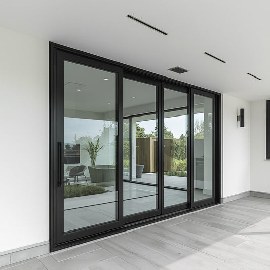 144"x80" Custom Energy Efficient Aluminum Sliding Doors