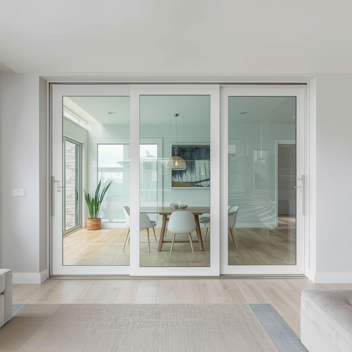 120"x96" Custom Energy Efficient Aluminum Sliding Doors