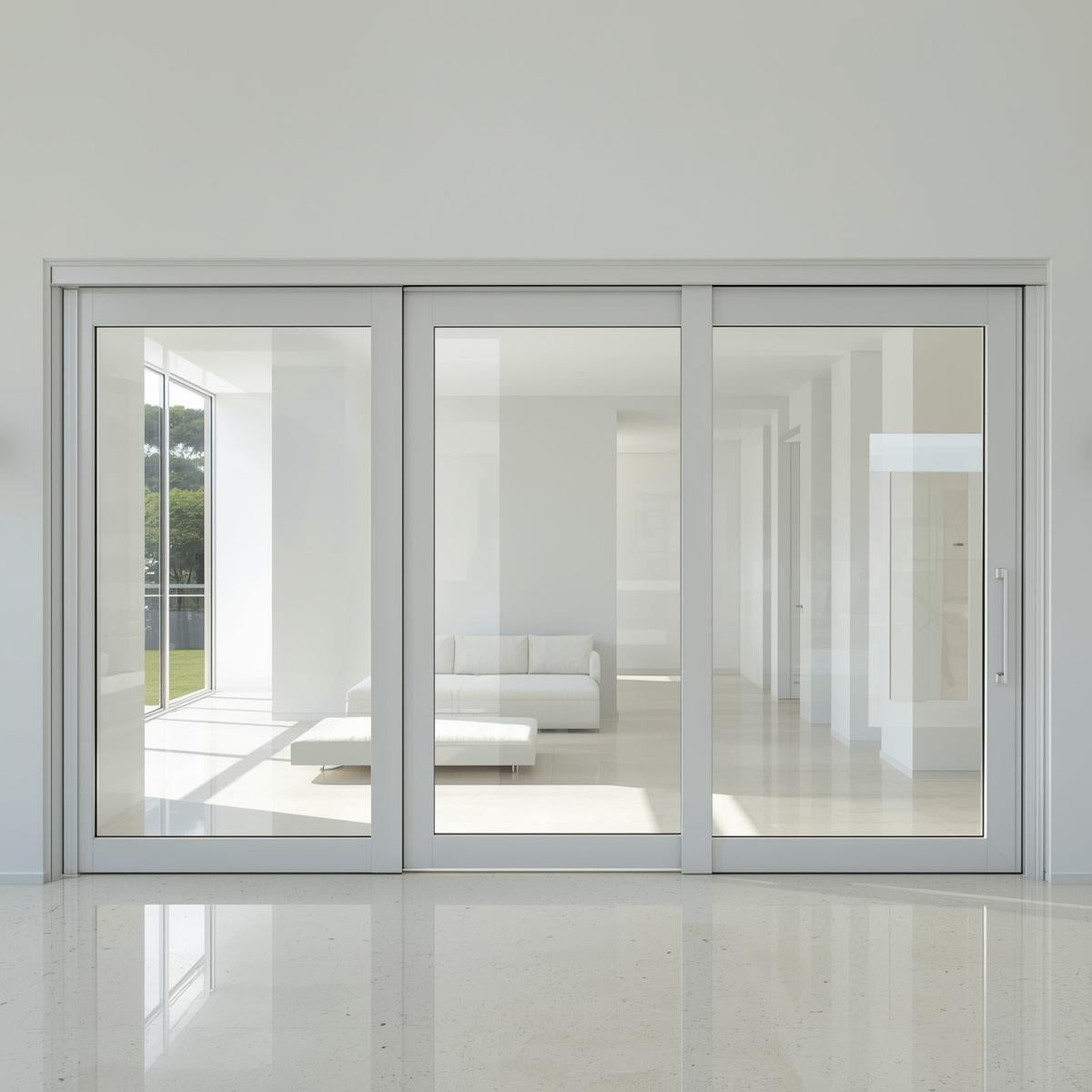 192"x80" Custom Energy-Efficient Aluminum Sliding Doors