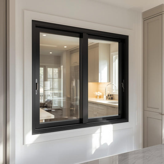 42"x36" Custom Energy-Efficient Aluminum Sliding Window