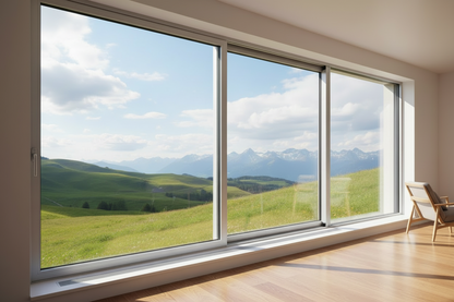 72"x48" Custom Energy-Efficient Aluminum Sliding Window