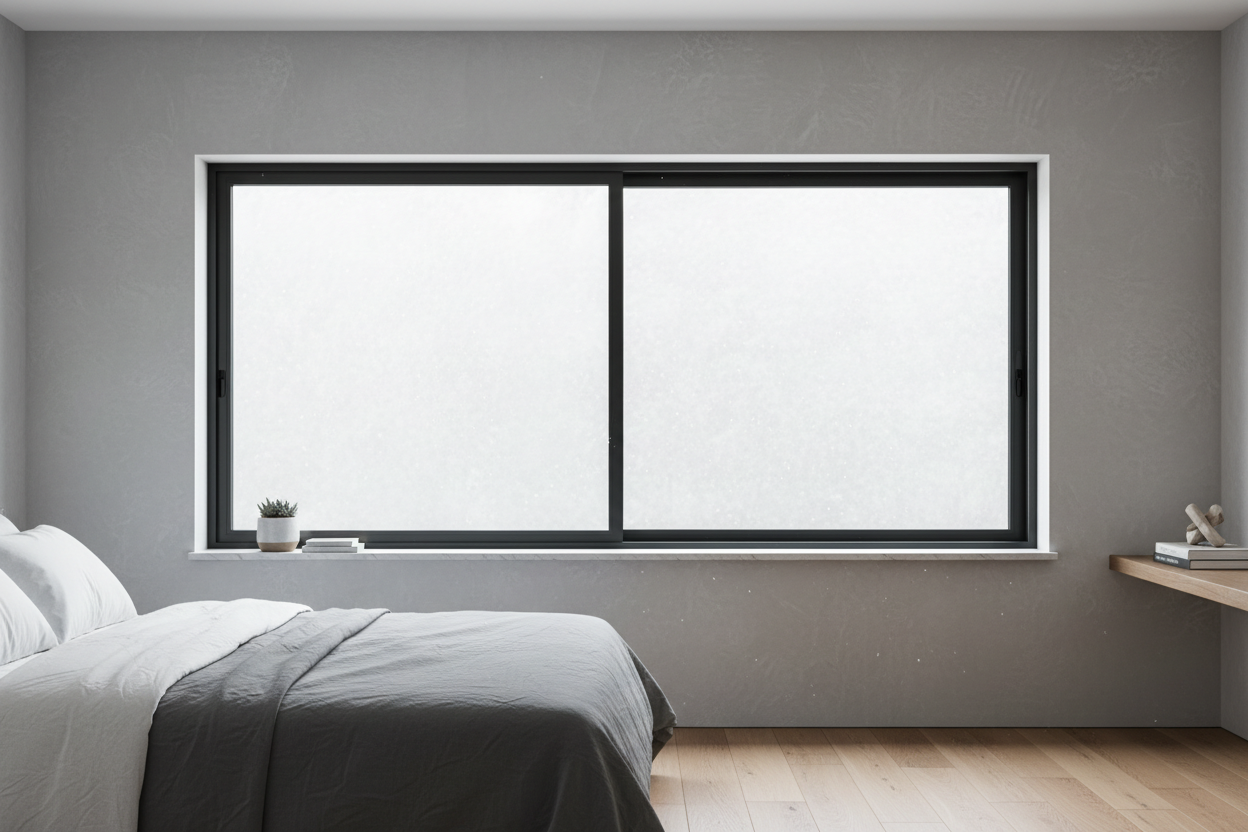 72"x48" Custom Energy-Efficient Aluminum Sliding Window